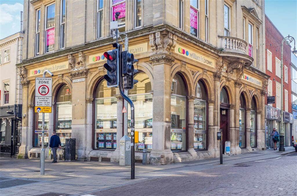 Estate agency branch in a grand Victorian corner building