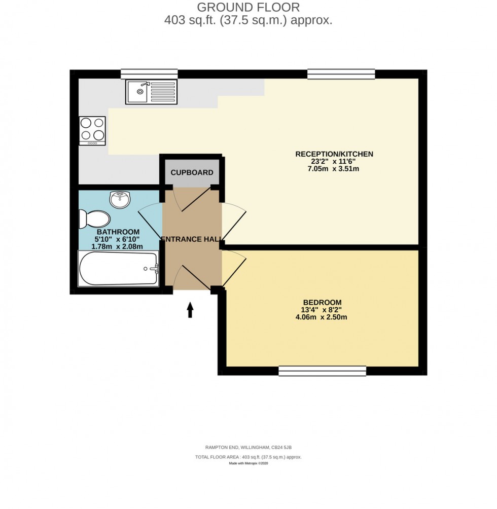 Floorplan for Rampton End, Willingham, CB24