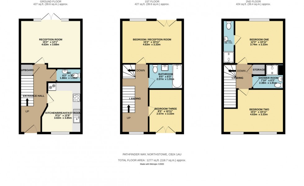 Floorplan for Pathfinder Way, Northstowe, CB24