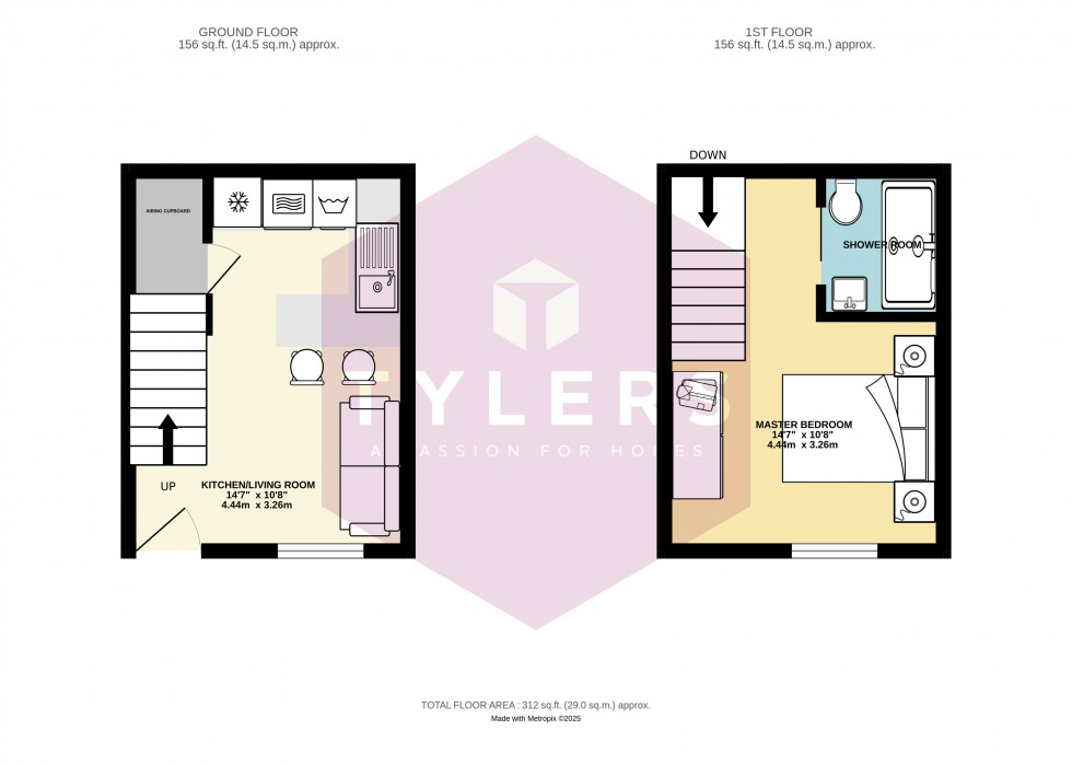 Floorplan for Cambridge, Cambridgeshire