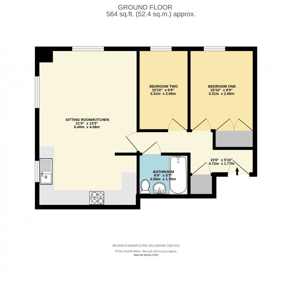 Floorplan for Willingham, Cambridge