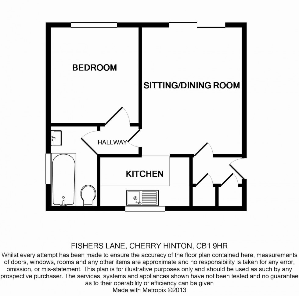 Floorplan for Cherry Hinton, Cambridge
