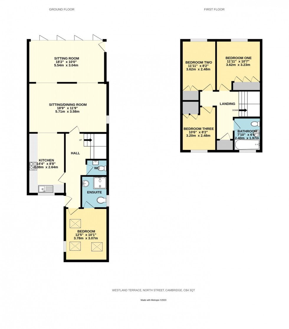 Floorplan for North Street, Cambridge