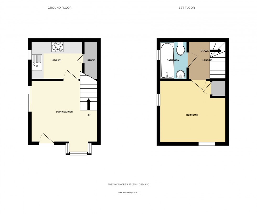 Floorplan for Milton, Cambridge