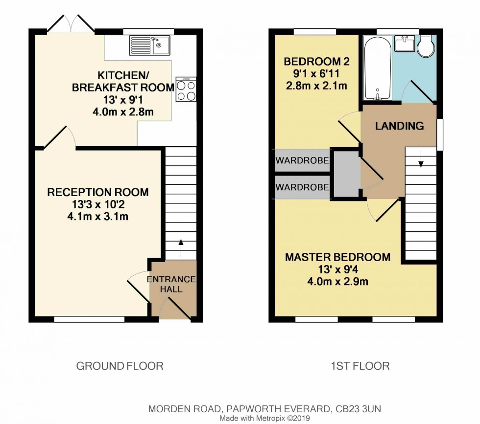 Floorplan for Papworth Everard, Cambridge