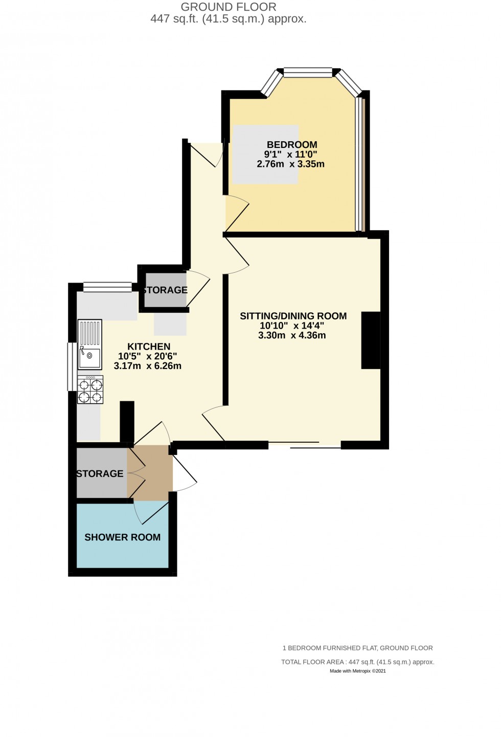 Floorplan for Ramsden Square, Cambridge