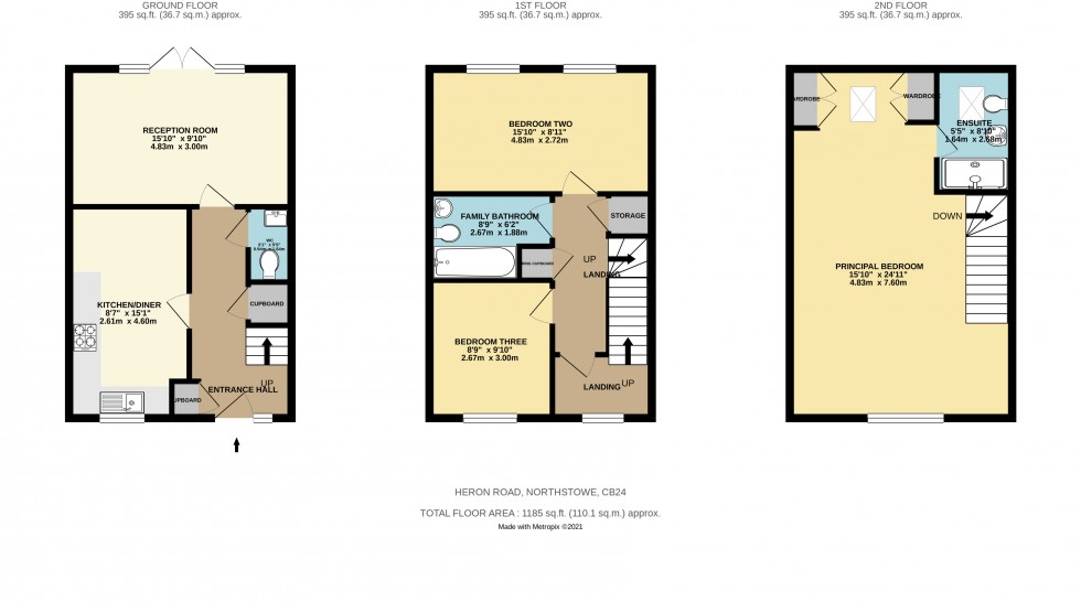 Floorplan for Northstowe, Cambridge