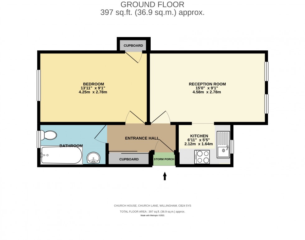 Floorplan for Willingham, Cambridge, Cambridgeshire