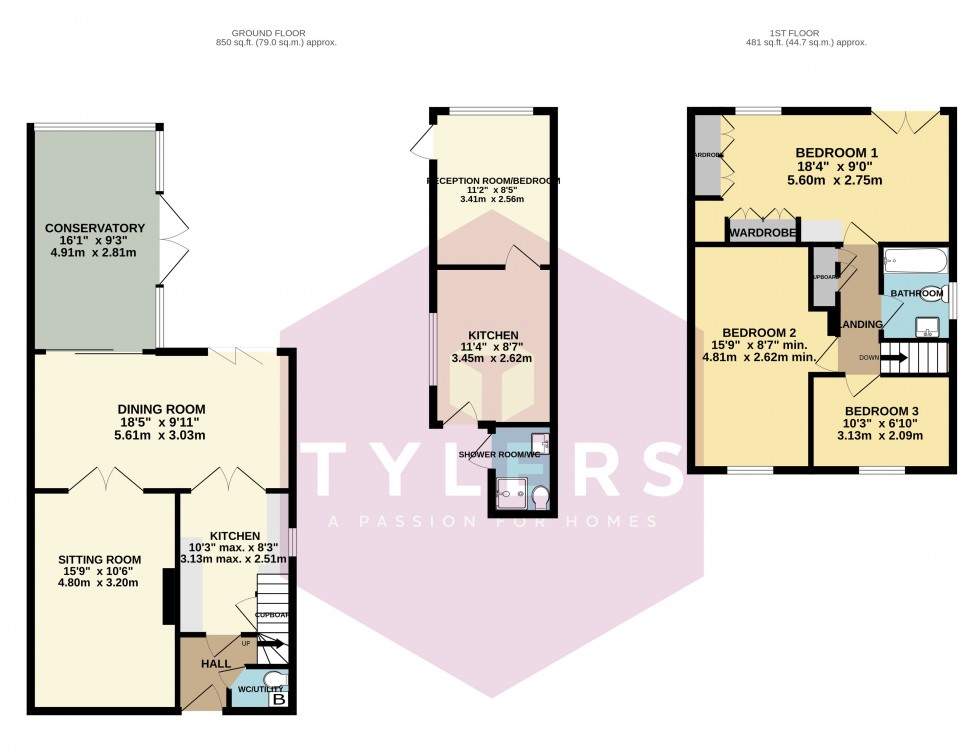 Floorplan for Impington, Cambridge