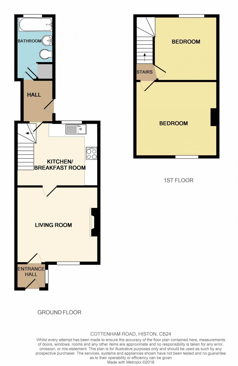 Floorplan for Histon, Cambridge
