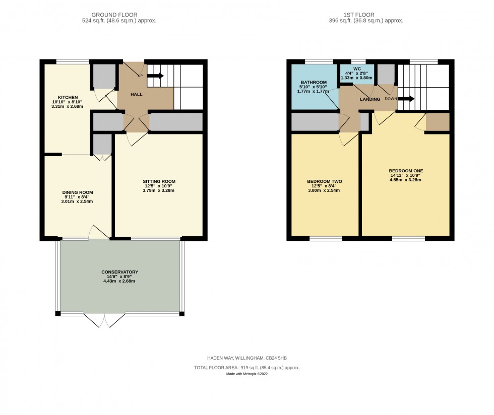 Floorplan for Willingham, Cambridge