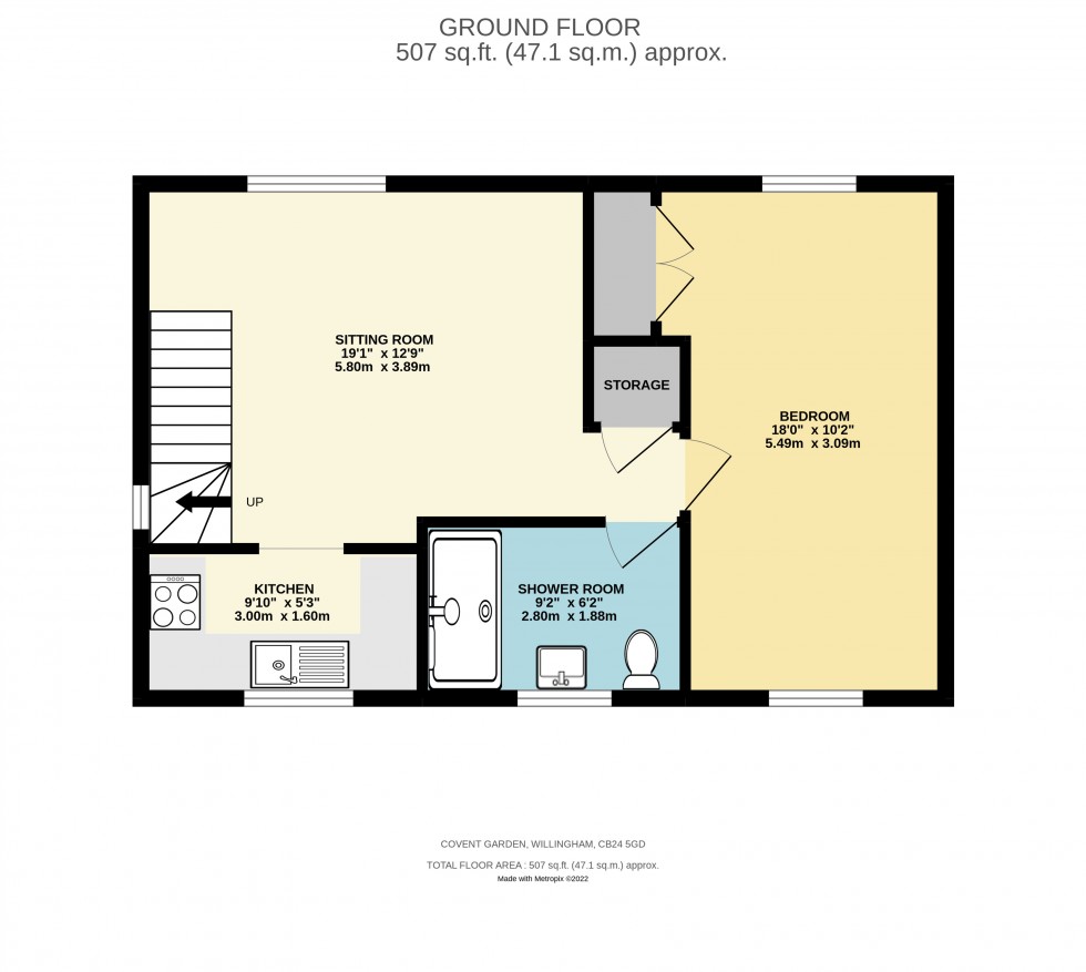 Floorplan for Willingham, Cambridge