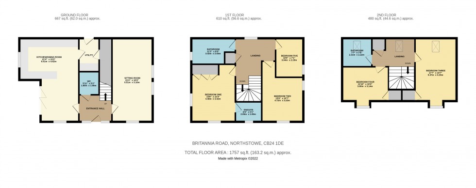 Floorplan for Northstowe, Cambridge
