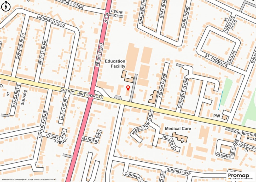 Floorplan for Cambridge, Cambridgeshire