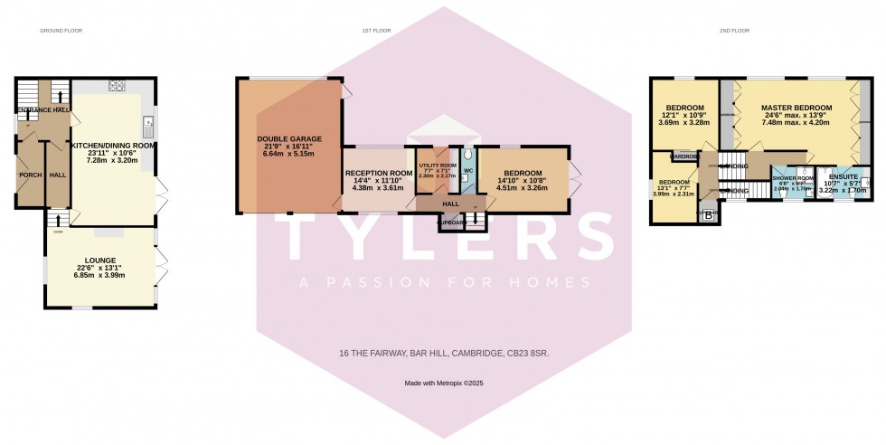 Floorplan for Bar Hill, Cambridge