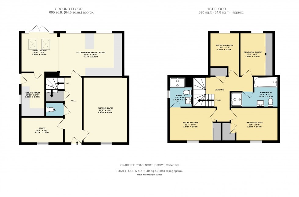 Floorplan for Northstowe, Cambridge