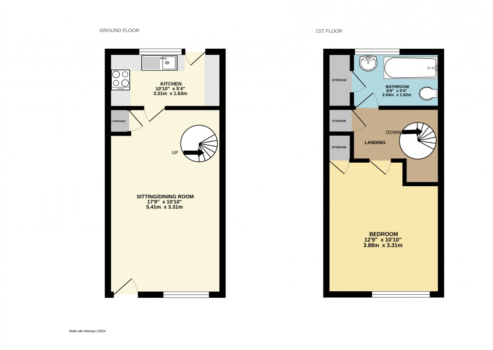Floorplan for Cambridge, Cambridgeshire