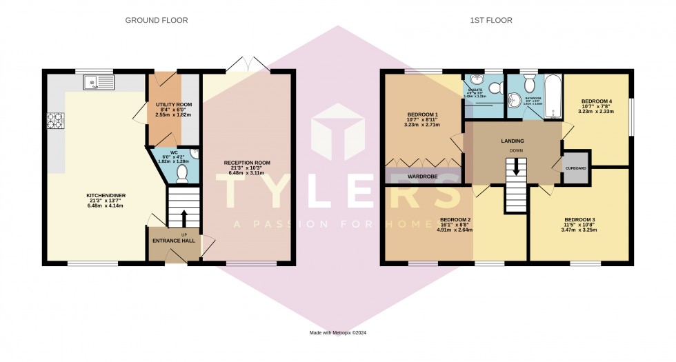 Floorplan for Cambridge, Cambridgeshire