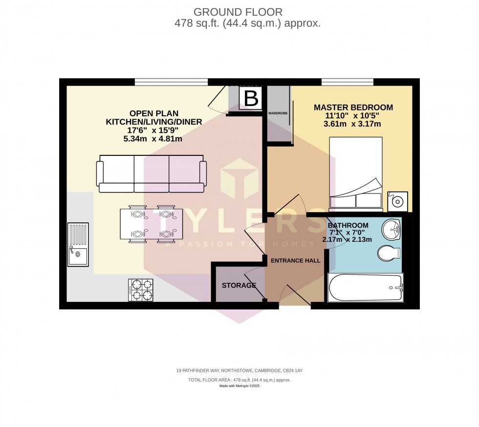 Floorplan for Northstowe, Cambridge, Cambridgeshire