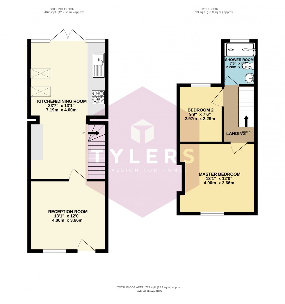 Floorplan for Histon, Cambridge, Cambridgeshire