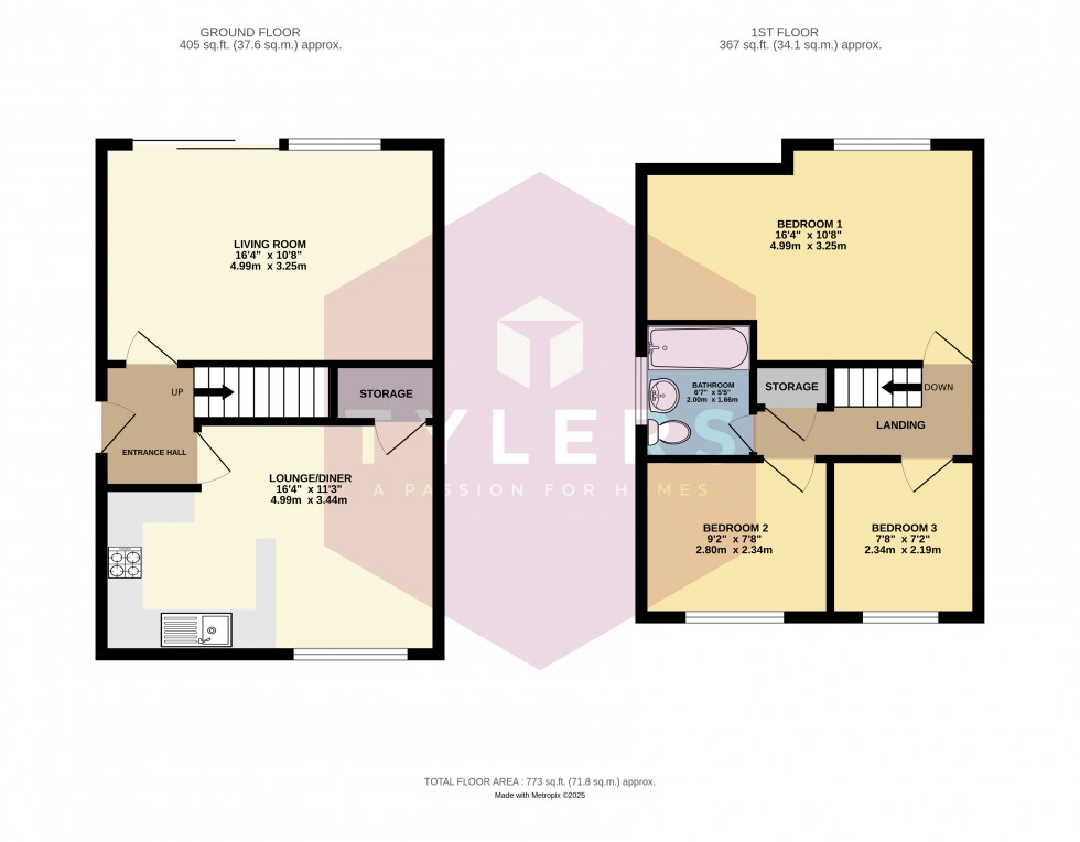 Floorplan for Cambridge, Cambridgeshire