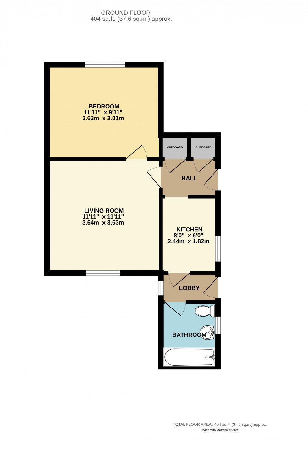Floorplan for Fulbourn, Cambridge, Cambridgeshire