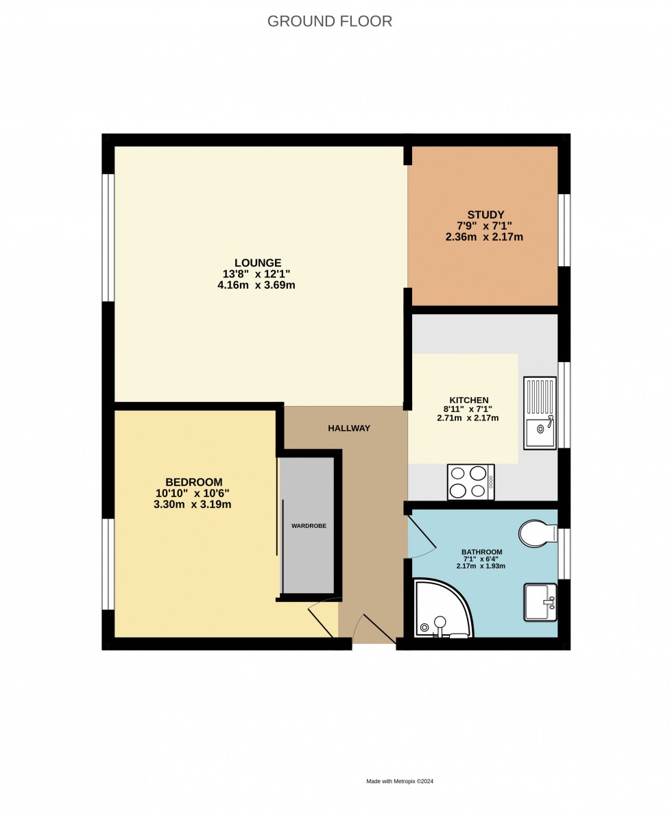 Floorplan for Headford Close, Cambridge