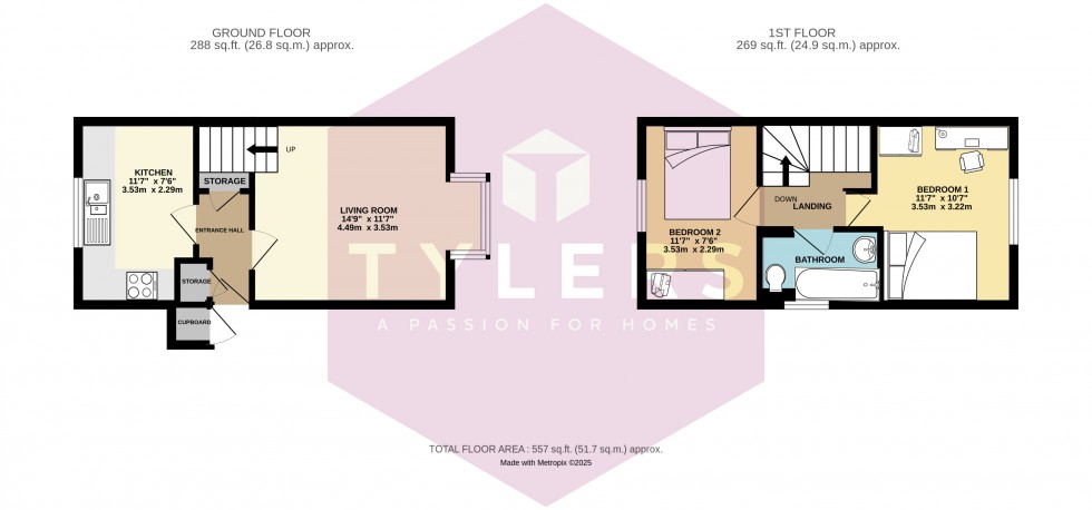 Floorplan for Milton, Cambridge
