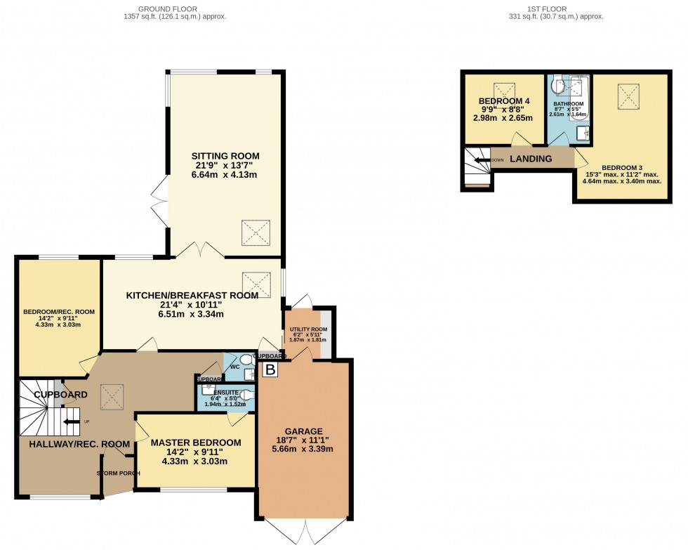 Floorplan for Impington, Cambridge