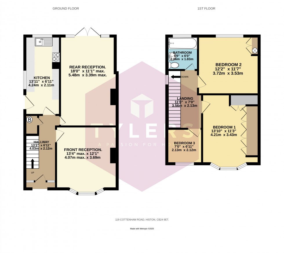 Floorplan for Histon, Cambridge, Cambridgeshire