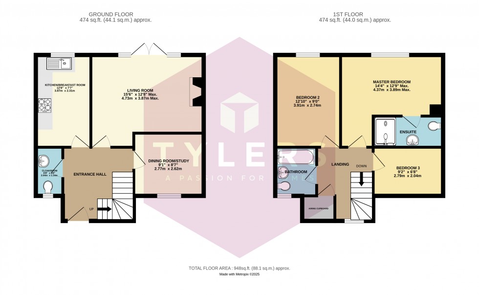 Floorplan for Longstanton, Cambridge, Cambridgeshire
