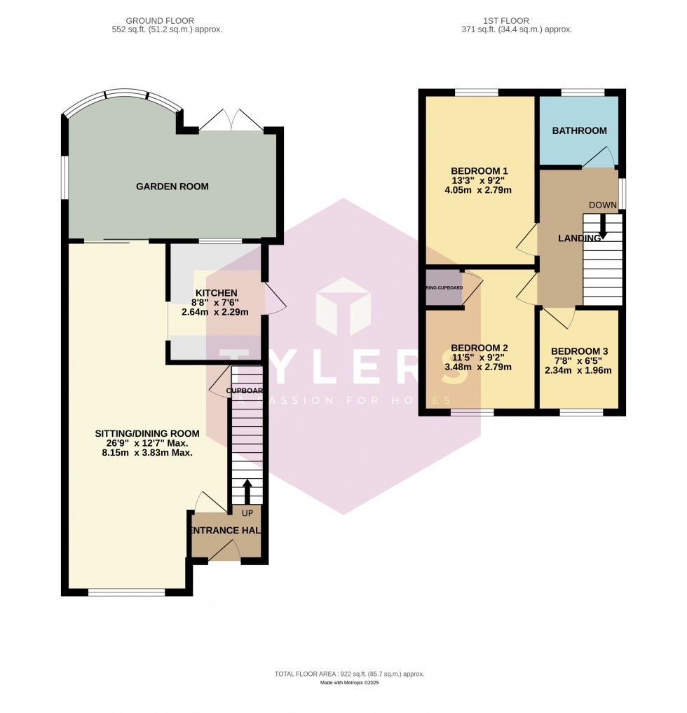 Floorplan for Histon, Cambridge, Cambridgeshire