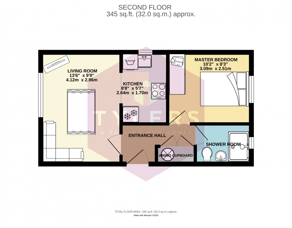 Floorplan for Milton, Cambridge, Cambridgeshire