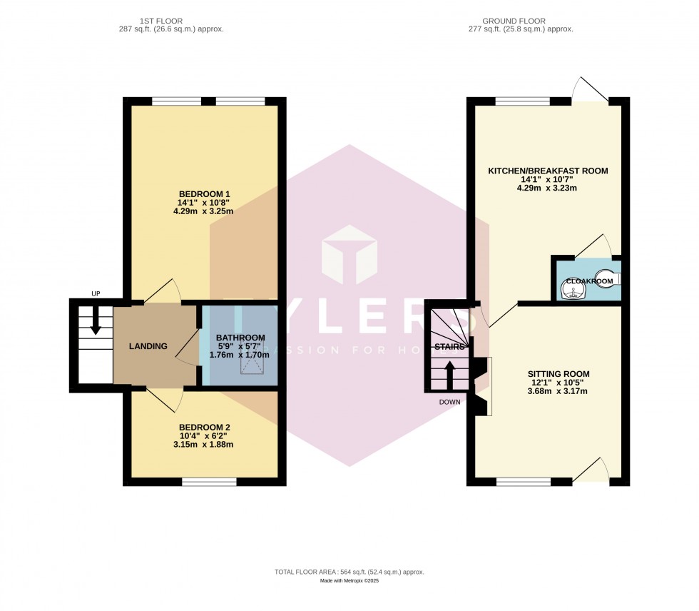 Floorplan for Willingham, Cambridge, Cambridgeshire