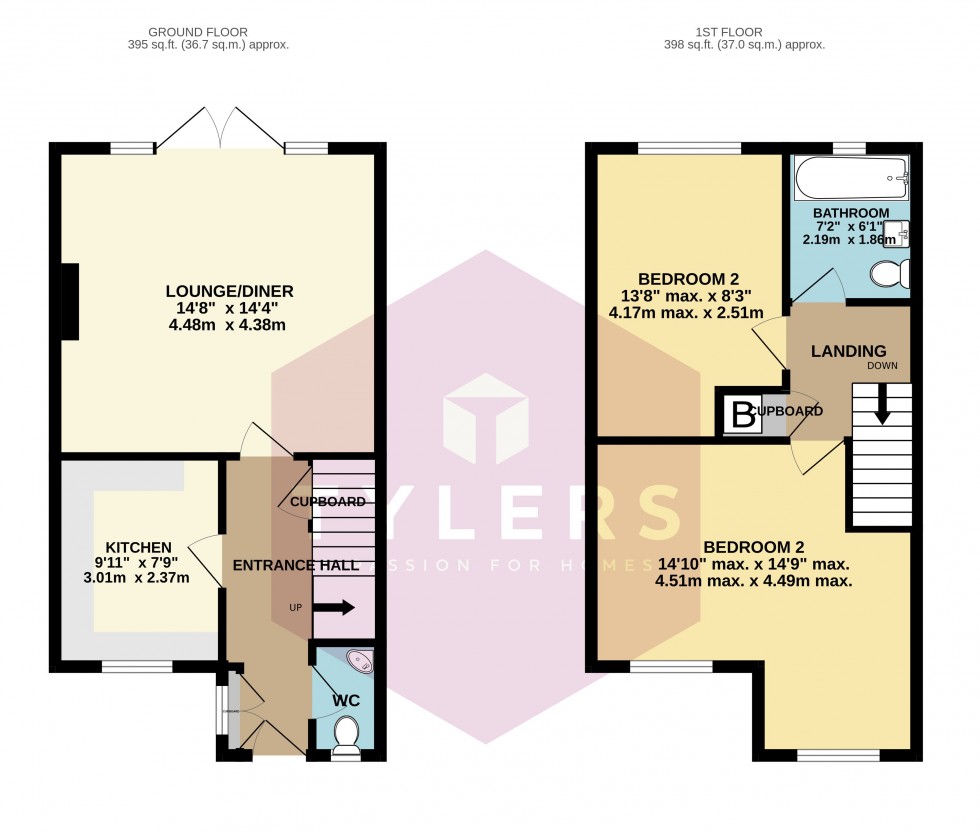 Floorplan for Histon, Cambridge, Cambridgeshire