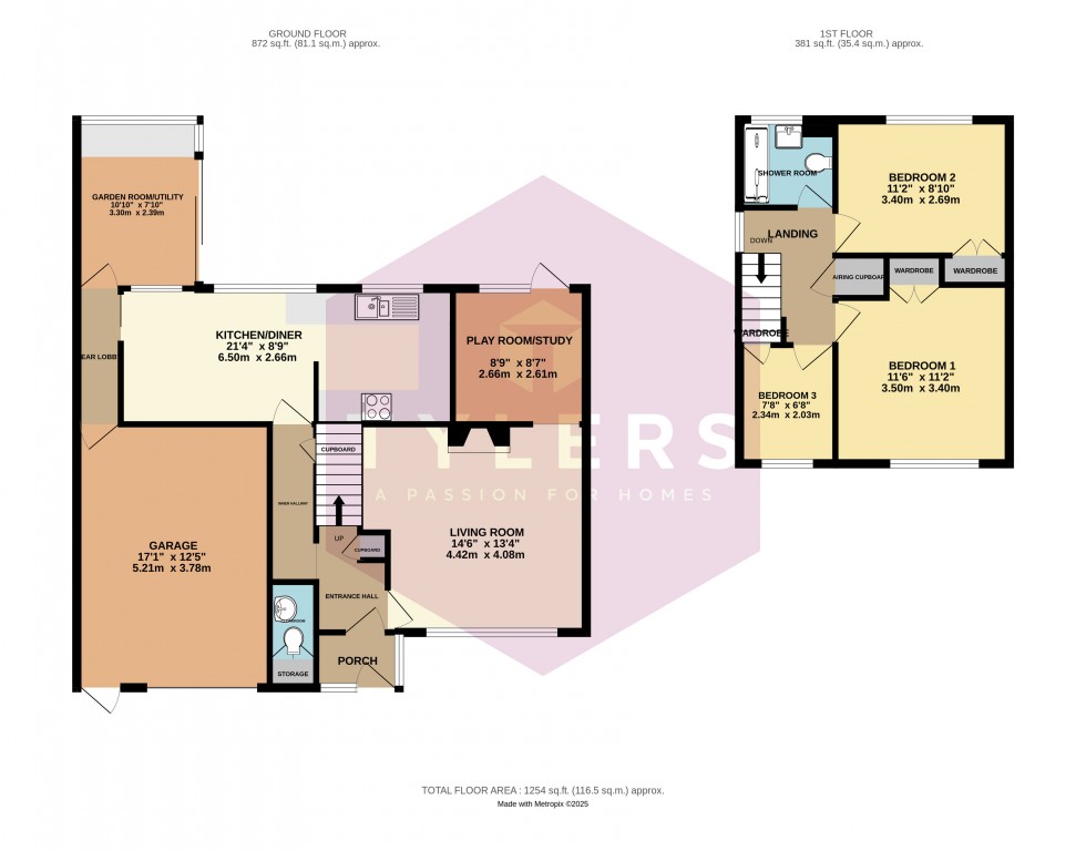 Floorplan for Histon, Cambridge, Cambridgeshire