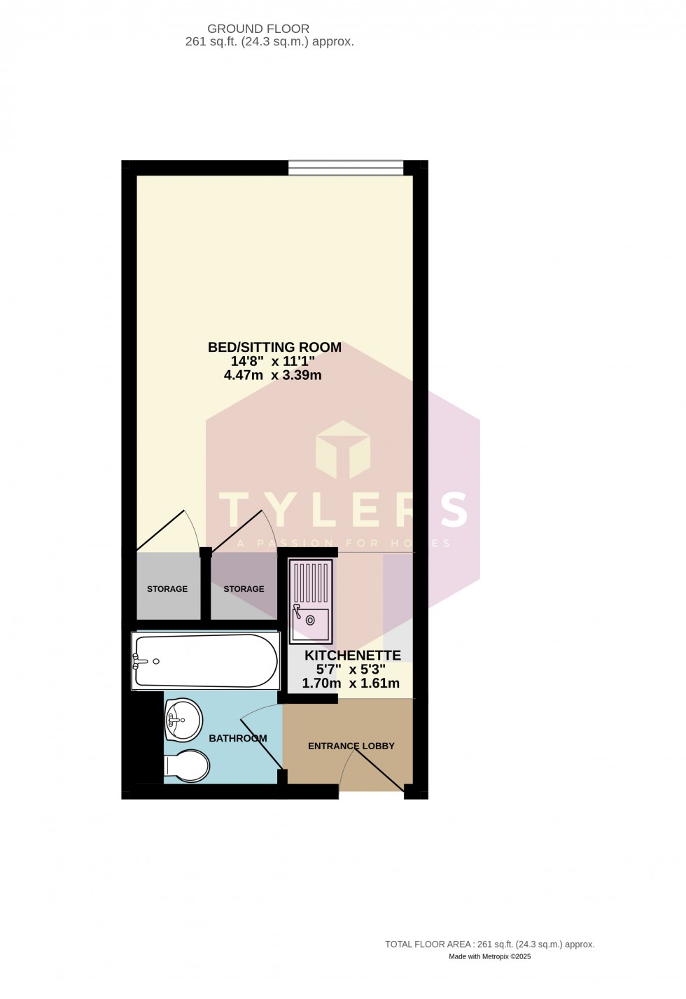 Floorplan for Cambridge, Cambridgeshire