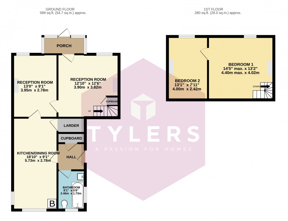 Floorplan for Willingham, Cambridge, Cambridgeshire