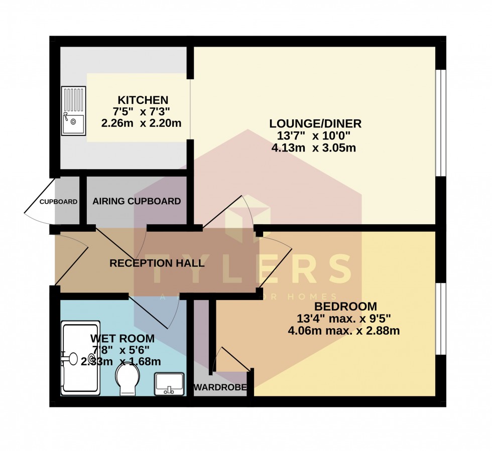 Floorplan for Cambridge, Cambridgeshire