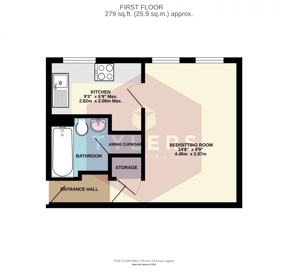 Floorplan for Bar Hill, Cambridge, Cambridgeshire