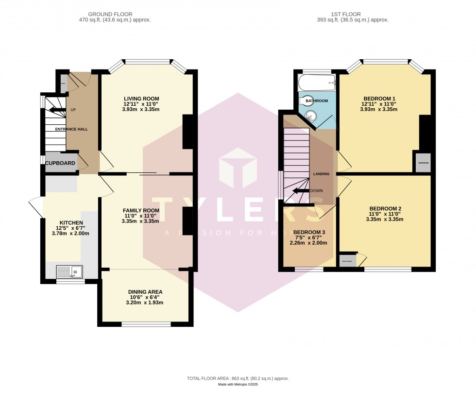 Floorplan for Histon, Cambridge, Cambridgeshire