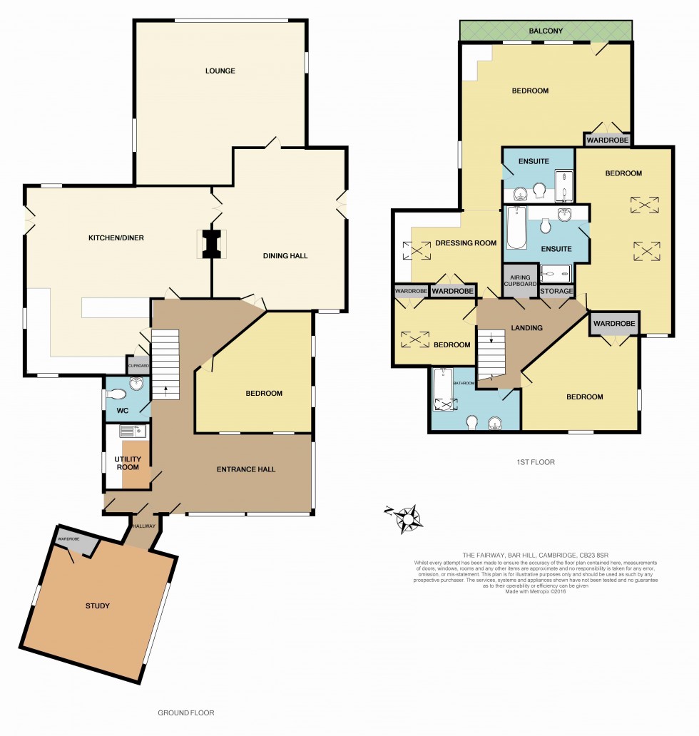 Floorplan for Bar Hill, Cambridge, Cambridgeshire
