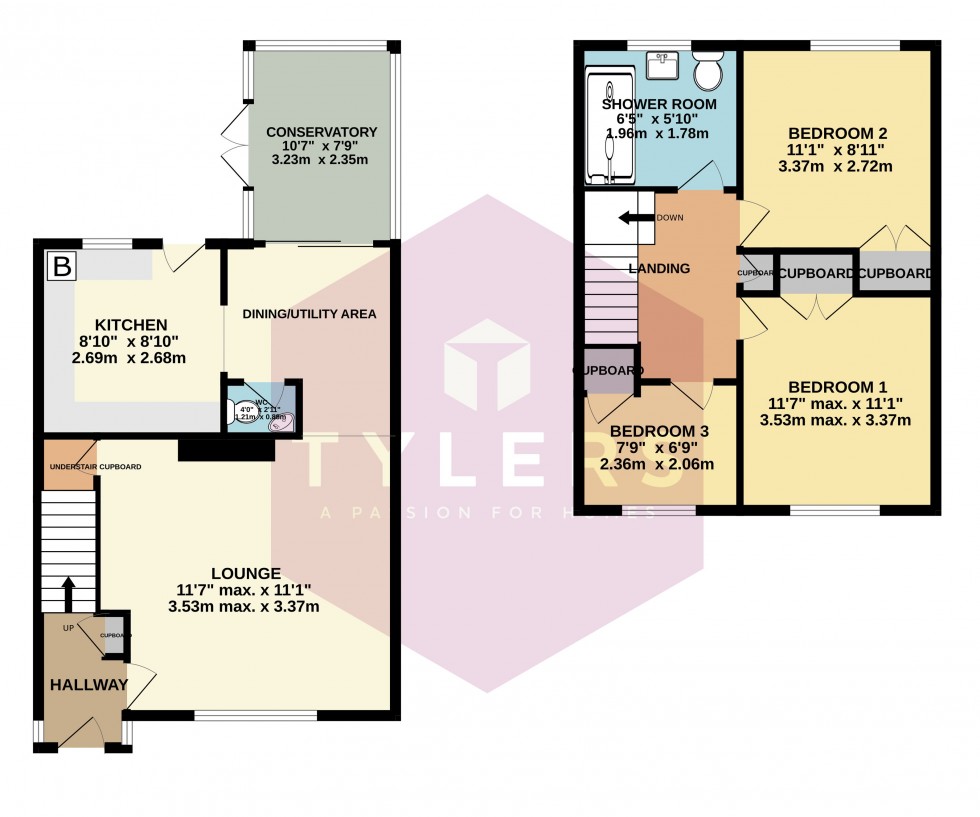 Floorplan for Cottenham, Cambridge, Cambridgeshire
