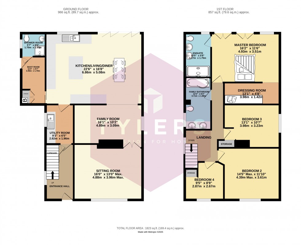 Floorplan for Milton, Cambridge, Cambridgeshire