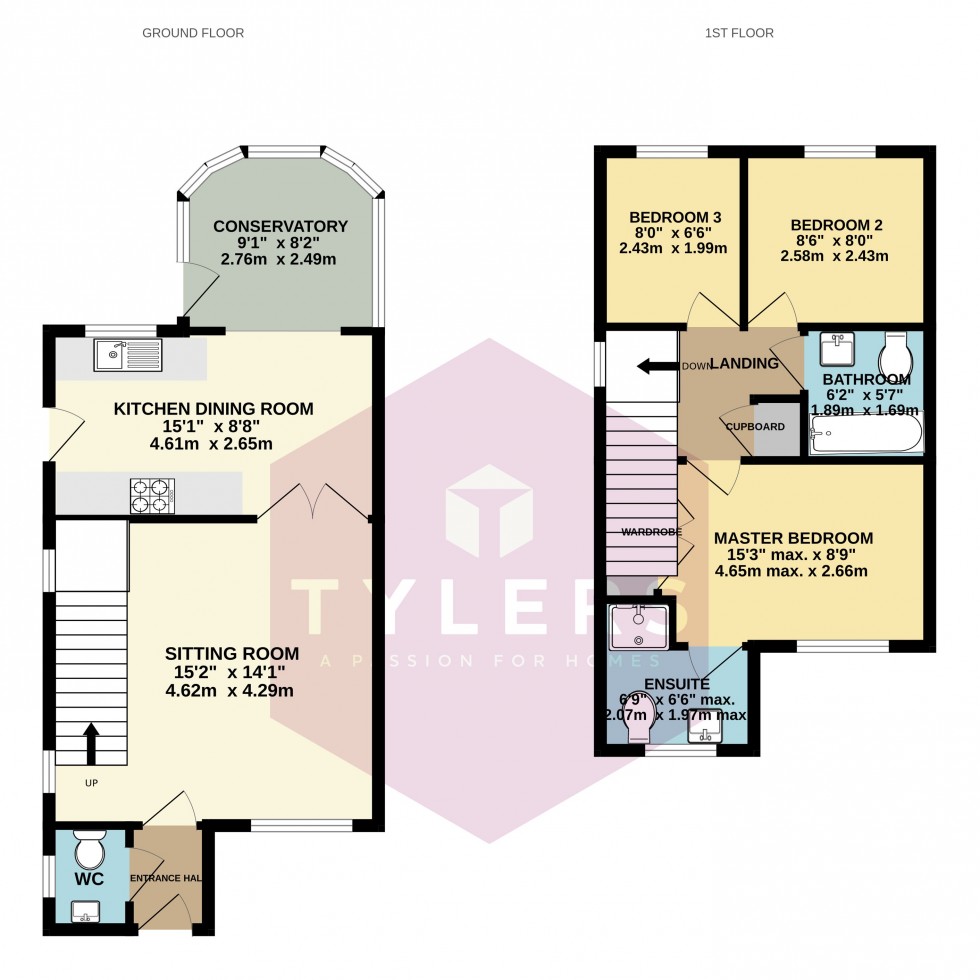 Floorplan for Cottenham, Cambridge, Cambridgeshire
