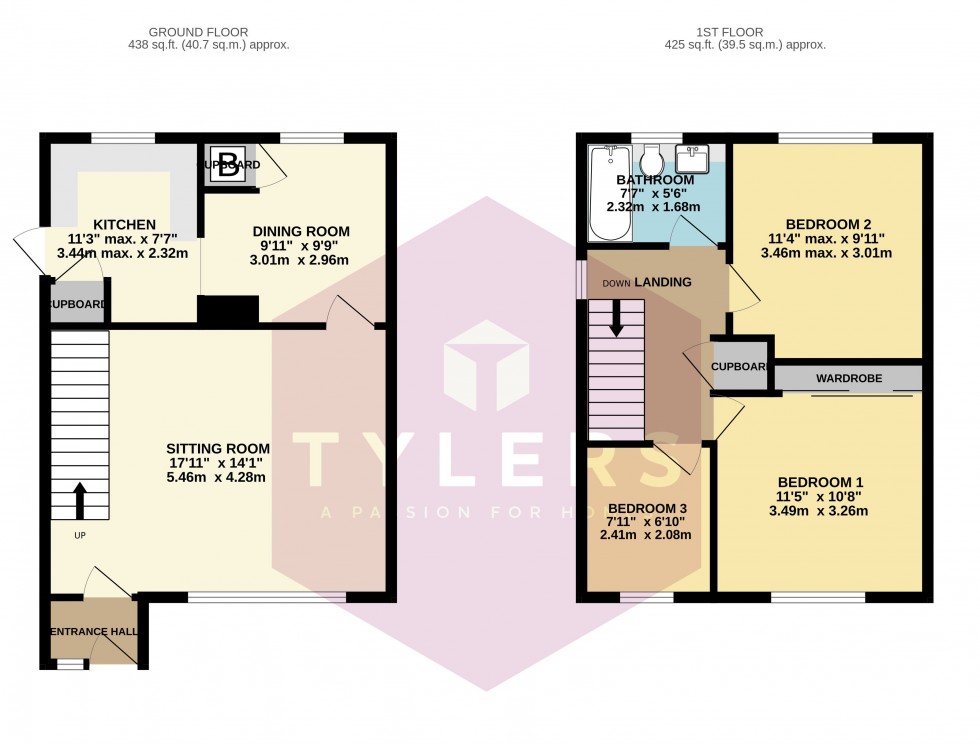Floorplan for Cottenham, Cambridge, Cambridgeshire