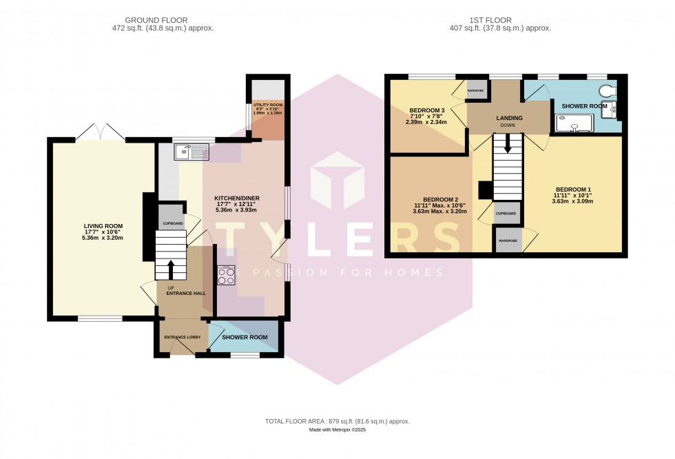 Floorplan for Sawston, Cambridge, Cambridgeshire