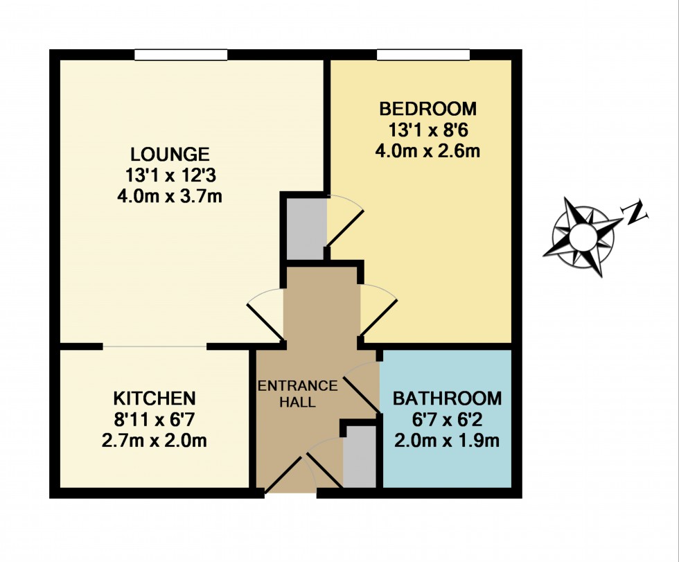 Floorplan for Chesterton, Cambridge, Cambridgeshire