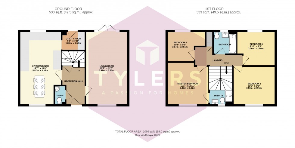 Floorplan for Northstowe, Cambridge, Cambridgeshire