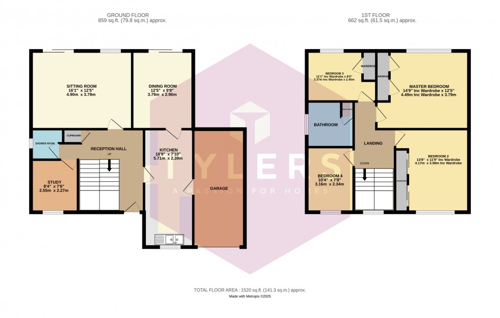 Floorplan for Dry Drayton, Cambridge, Cambridgeshire
